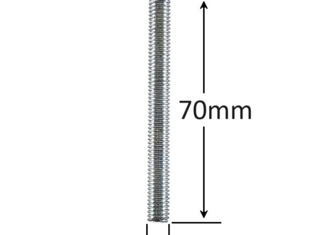 Surub Filet Metric M6x70mm Cap Hexagonal DIN 933 Gr.8.8 Zincat - 100buc/cutie