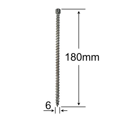 Surub Lemn Cap Cilindric 6x180mm Torx TX30 - 100buc/cutie