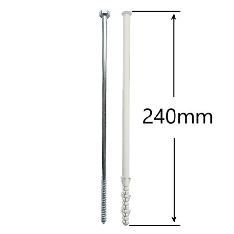 Diblu 10x240mm Cu Surub DIN 571 - 50 buc/cutie