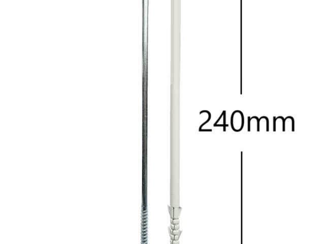 Diblu 10x240mm Cu Surub DIN 571 - 50 buc/cutie