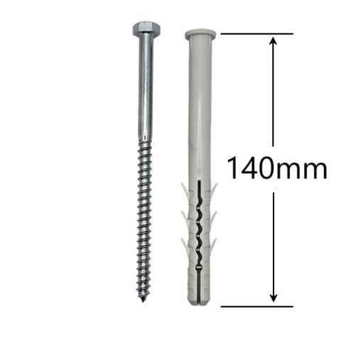 Diblu 12x140mm Cu Surub DIN 571 - 50 buc/cutie