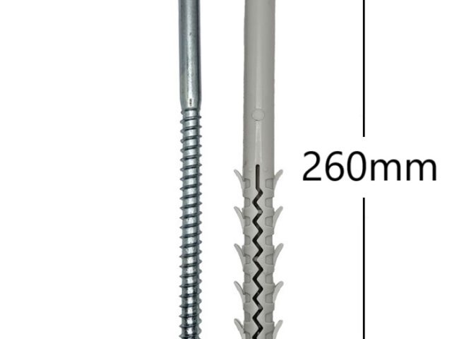 Diblu 16x260mm Cu Surub DIN 571 - 25 buc/cutie