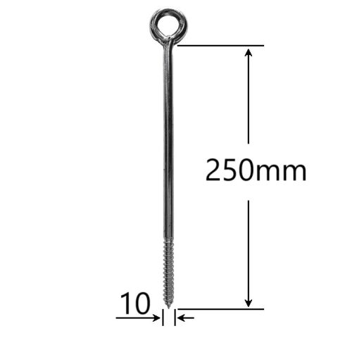 Holsurub Cu Inel 10x250mm