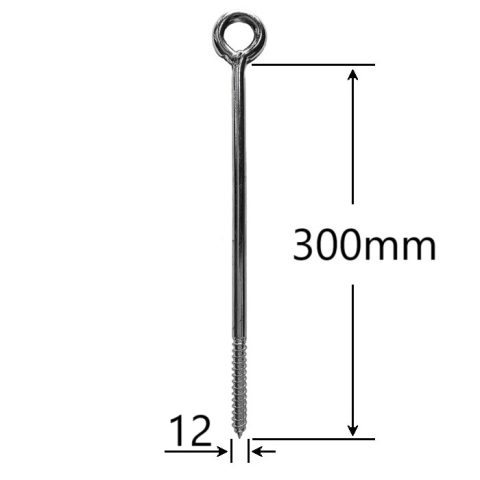 Holsurub Cu Inel 12x300mm