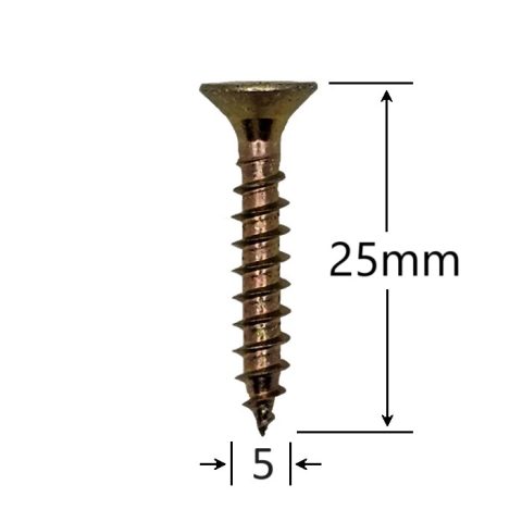 Holsurub Lemn si PAL Cap Inecat 5x25mm PZ2 - 1000buc/cutie