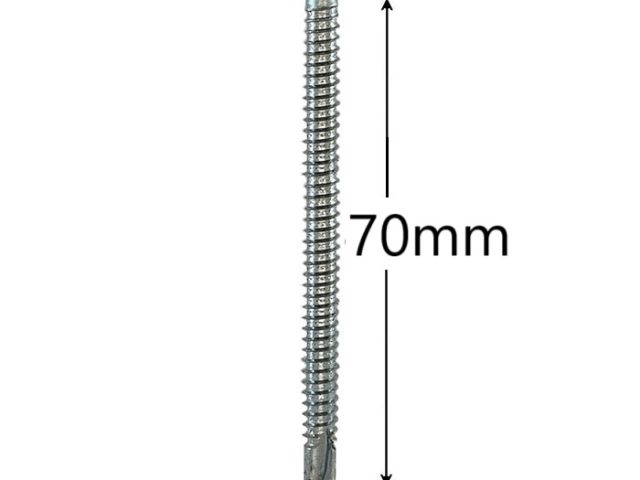 Surub Autoforant Cap Hexagonal 5.5x70mm Zincat DIN 7504K - 100buc/cutie