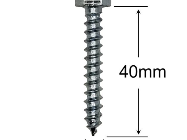 Holsurub Lemn Cap Hexagonal 6x40mm DIN 571 - 100buc/cutie
