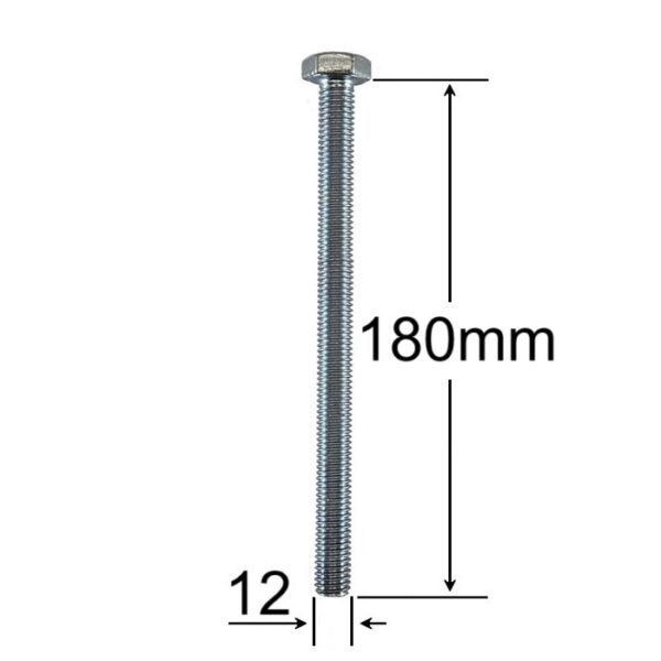 Surub Filet Metric M12x180mm Cap Hexagonal a