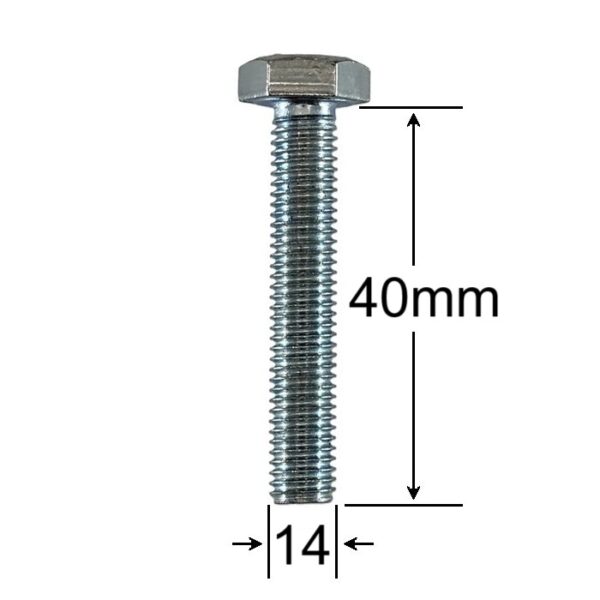 Surub Filet Metric M14x40mm Cap Hexagonal a