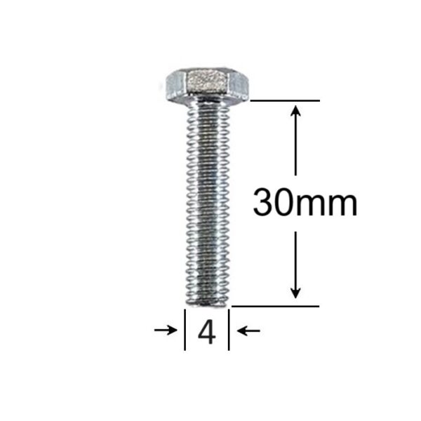 Surub Filet Metric M4x30mm Cap Hexagonal a