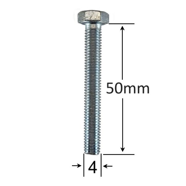 Surub Filet Metric M4x50mm Cap Hexagonal a