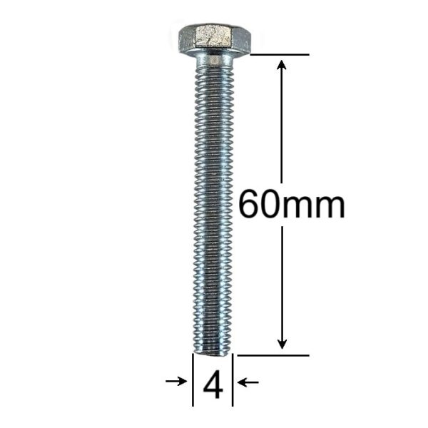 Surub Filet Metric M4x60mm Cap Hexagonal a