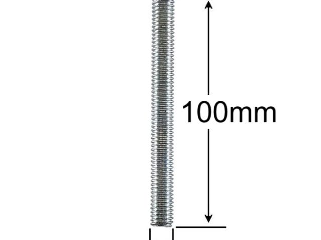 Surub Filet Metric M5x100mm Cap Hexagonal DIN 933 Gr.8.8 Zincat - 50buc/cutie