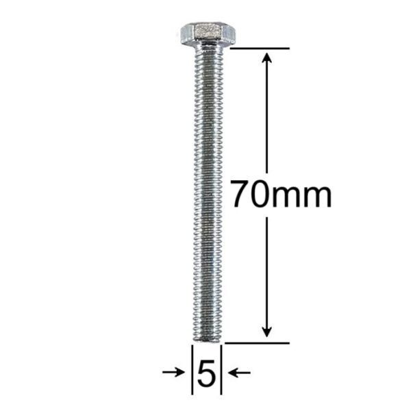 Surub Filet Metric M5x70mm Cap Hexagonal a