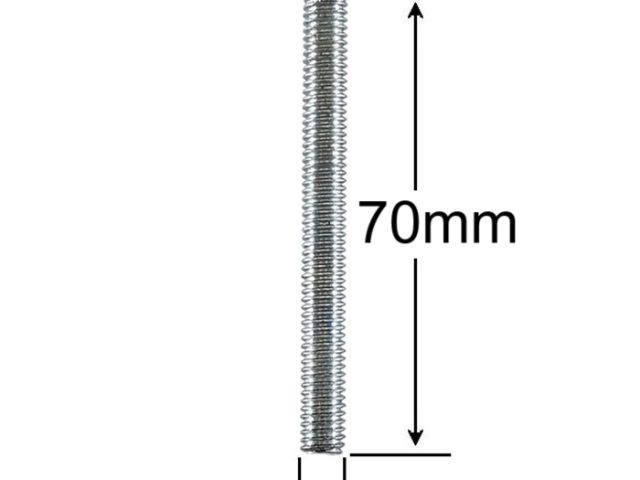 Surub Filet Metric M5x70mm Cap Hexagonal DIN 933 Gr.8.8 Zincat - 100buc/cutie