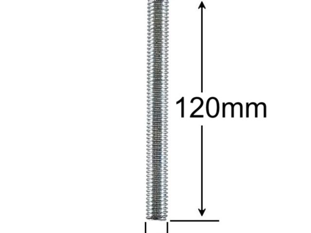 Surub Filet Metric M6x120mm Cap Hexagonal DIN 933 Gr.8.8 Zincat - 50buc/cutie