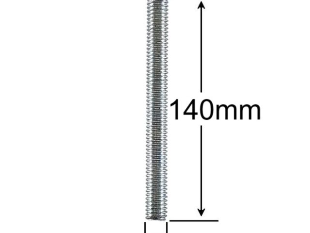 Surub Filet Metric M8x140mm Cap Hexagonal DIN 933 Gr.8.8 Zincat - 25buc/cutie
