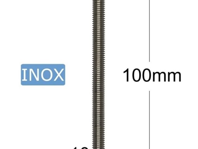 Surub Inox M10x100mm Cap Hexagonal DIN 933 A2 - 20buc/cutie