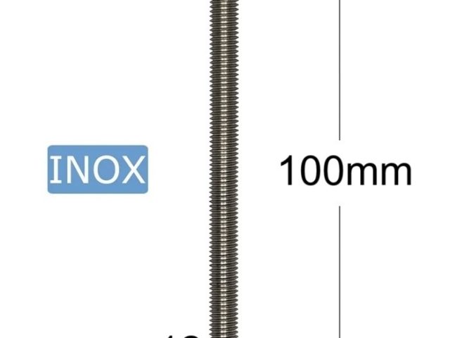 Surub Inox M12x100mm Cap Hexagonal DIN 933 A2 - 10buc/cutie