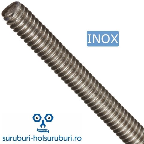 Tija Filetata Inox M10 x 1 Metru DIN 976 A2