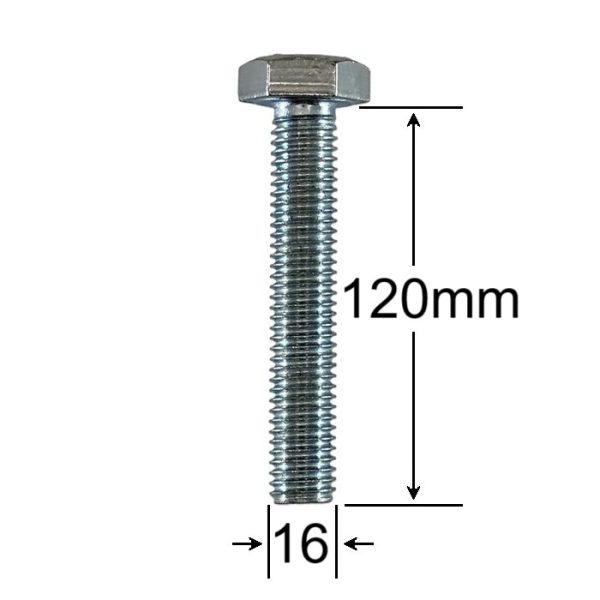 Surub Filet Metric M16x120mm Cap Hexagonal a