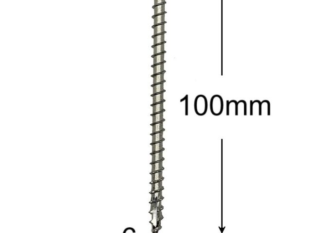 Surub Lemn Cap Cilindric 6x100mm Torx TX30 - 100buc/cutie