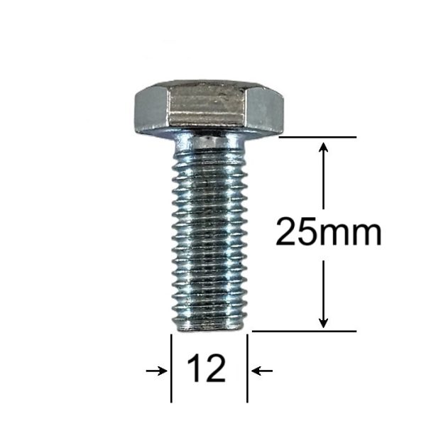 Surub Filet Metric M12x25 a