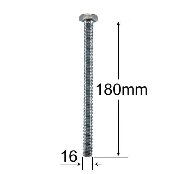 Surub Filet Metric M16x180mm Cap Hexagonal a