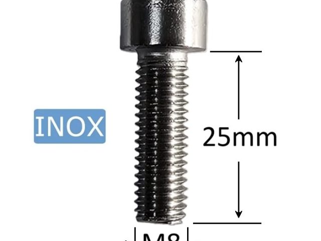 Surub Inox M8x25mm Cap Cilindric Imbus DIN 912 - 50 buc/cutie
