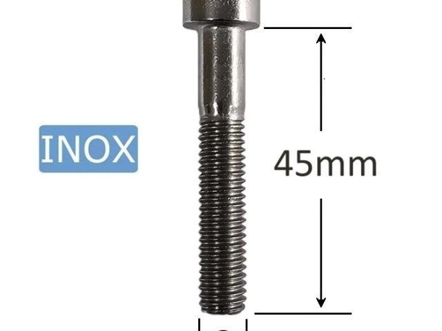 Surub Inox M8x45mm Cap Cilindric Imbus DIN 912 - 50 buc/cutie