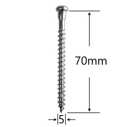 Surub Montaj Conectori 5x70mm - 250buc/cutie