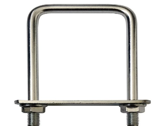Bride 60x60mm Zincate Pentru Fixare Panouri Gard Pe Stalpi Rectangulari - 25buc/cutie