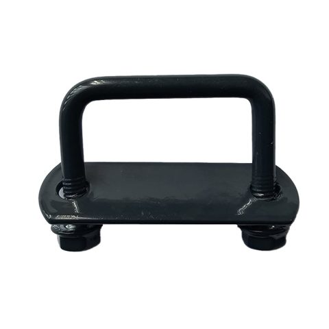 Brida 40x60mm Gri Antracit RAL7016 Pentru Fixare Panouri Gard Pe Stalpi Rectangulari - 25buc/cutie