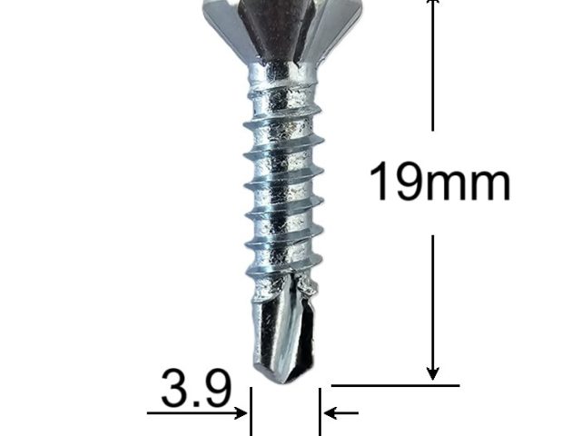 Surub Autoforant 3.9x19mm Cap Inecat DIN 7504P - 500buc/cutie