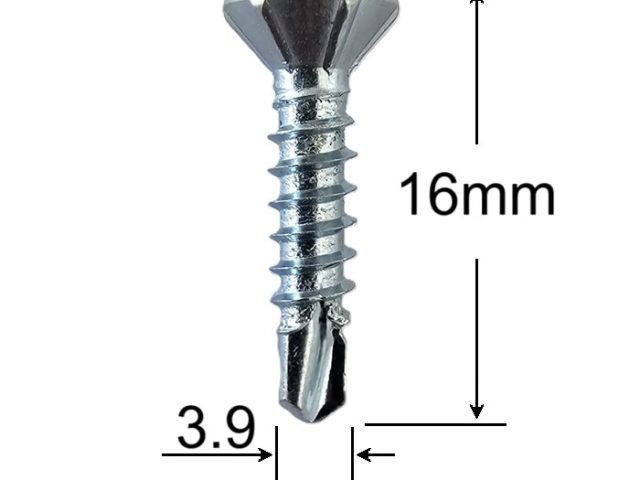 Surub Autoforant 3.9x16mm Cap Inecat DIN 7504P - 1000buc/cutie