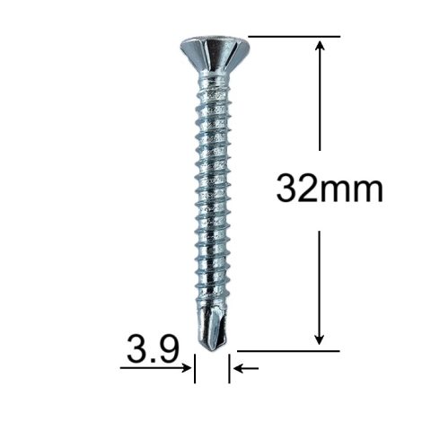 Surub Autoforant 3.9x32mm Cap Inecat DIN 7504P - 500buc/cutie