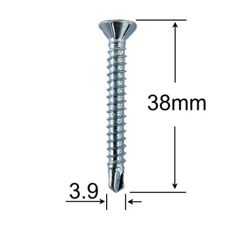 Surub Autoforant 3.9x38mm Cap Inecat DIN 7504P - 500buc/cutie