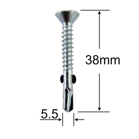 Surub Autoforant Cu Aripi 5.5x38mm - 250buc/cutie