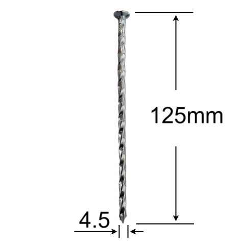 Cuie Rasucite 4.5x125mm - 1Kg/cutie
