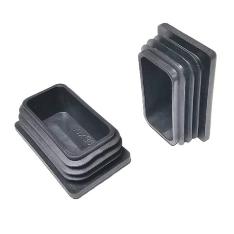 Capac Plastic Pentru Teava Rectangulara 50x30mm - 20buc/punga