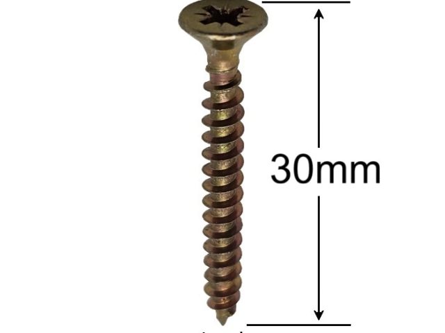 Holsurub Lemn Si PAL Cap Inecat 6x30 mm PZ3 - 500buc/cutie