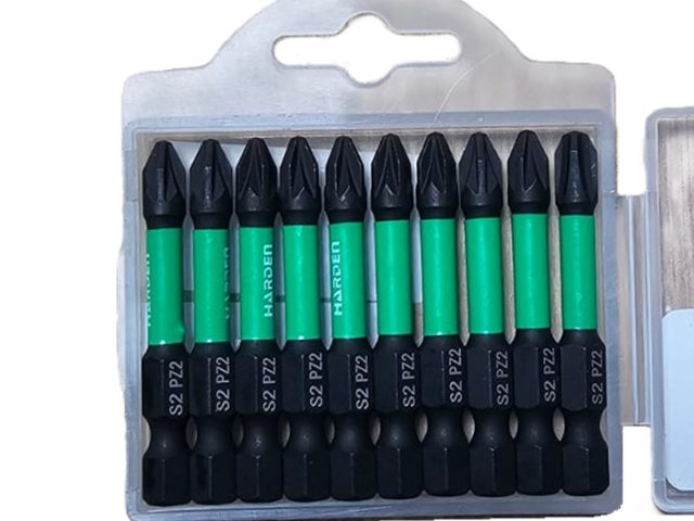 Set 10 Biti De Impact PZ2 Lungi 50mm Harden 550566