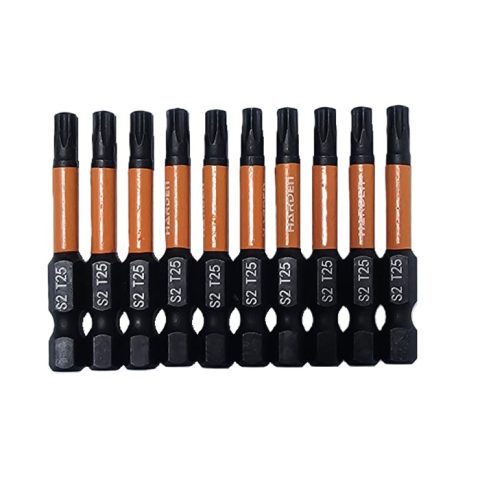 Set 10 Biti De Impact T25 Lungi 50mm Harden 550575