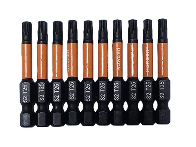 Set 10 Biti De Impact T25 Lungi 50mm Harden 550575