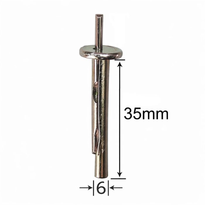 Diblu metalic 6x35mm - 100buc/buc