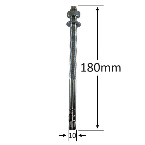 Conexpand Ancora Cu Cep Cilindric Si Clema M10x180mm - 15 buc/cutie
