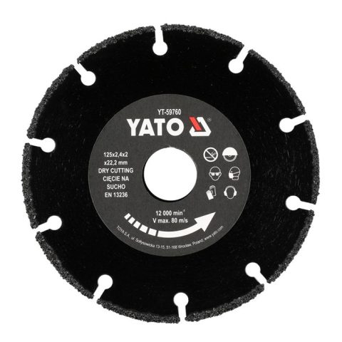 Disc Debitat Lemn 125mm Yato YT-59760 pentru Polizor Unghiular