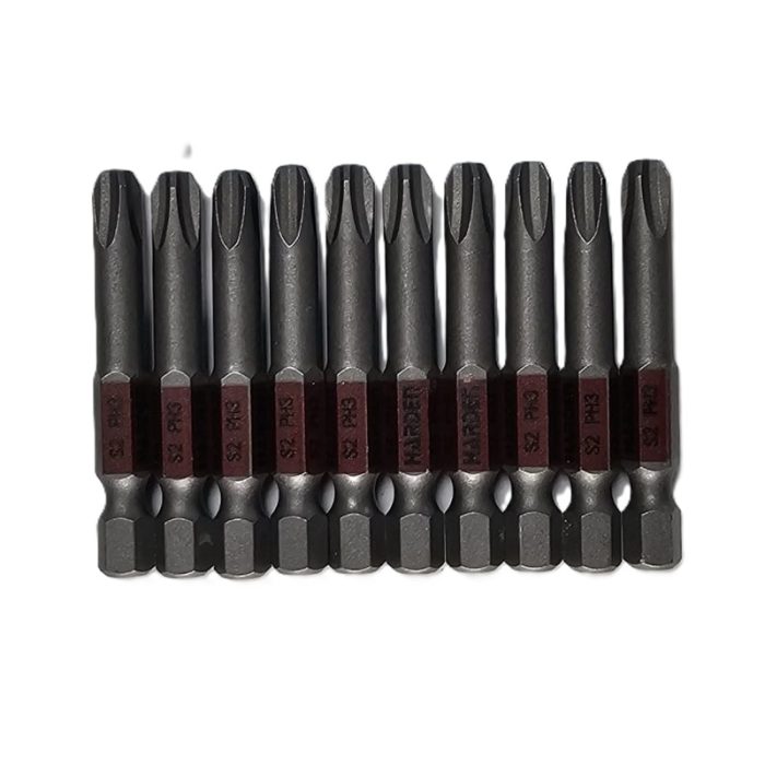 Set 10 Biti PH3 Lungi 50mm Harden 550563