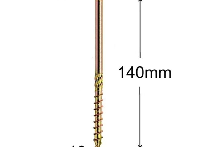 Surub Dulgherie Cap Plat 10x140 mm Torx TX40 - 50buc/cutie