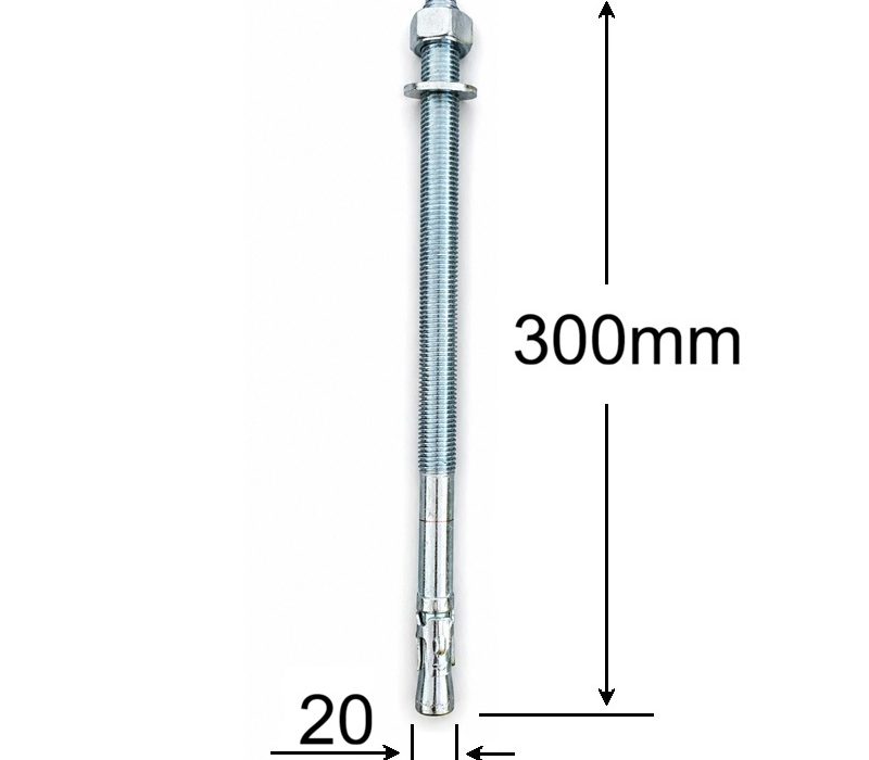 Conexpand Ancora Cu Cep Cilindric Si Clema M20x300mm